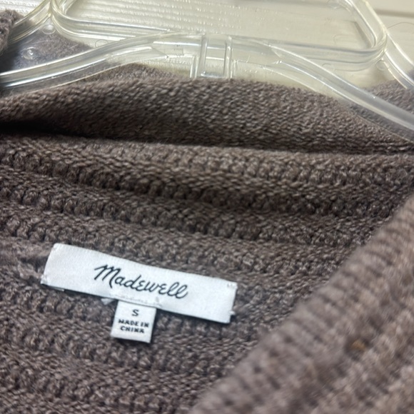 Excellent condition madewell brown cowl neck sweater - Picture 2 of 3
